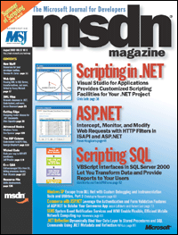 MSDN Magazine, August 2002